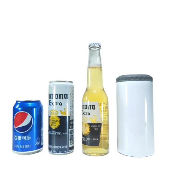 16oz Case (25 Units) 4 in 1 Sublimation Skinny Slim Can Cooler