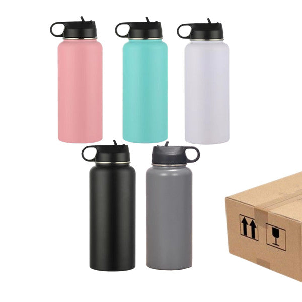 32oz Case(25 Units) Hydro Sports Water Bottle Flask
