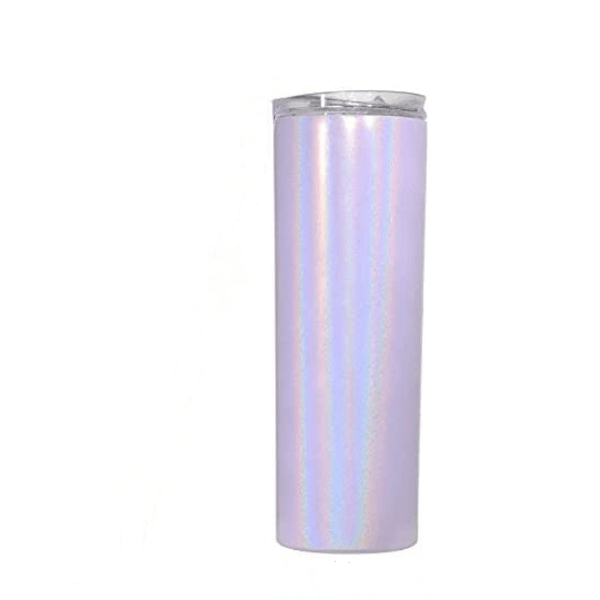 20 oz skinny tumbler Glitter sublimation tumbler