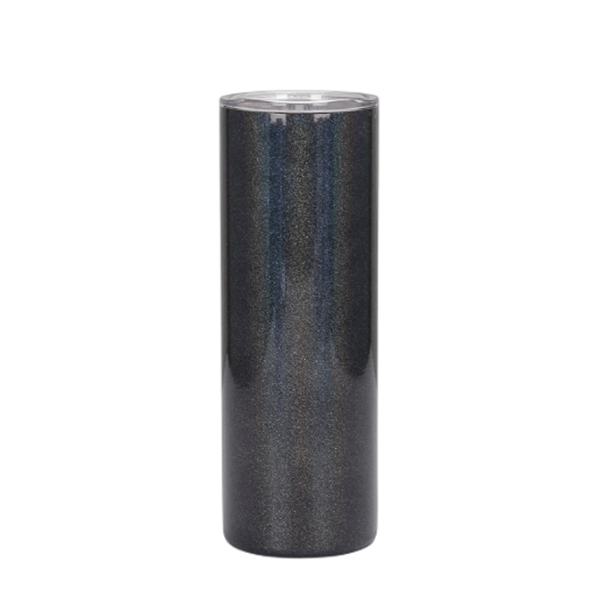20oz CASE (15 UNITS) Glitter Skinny Strainght sublimation tumblers