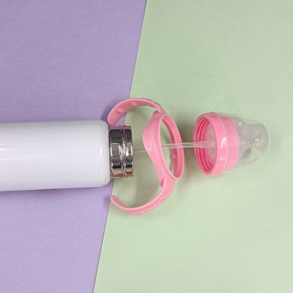 8oz Case(24 Units)Sublimation Blanks Sippy Baby Bottle