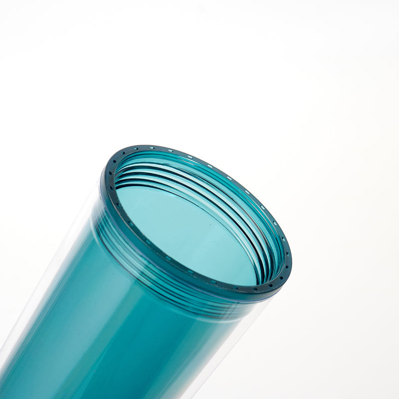 16oz Case (25 Units) Double Wall Colored Acrylic Blanks Classic Tumblers With Straw