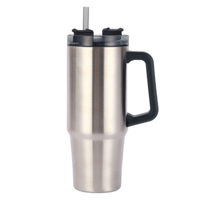 40oz CASE (1/25 UNITS) tumbler with handle