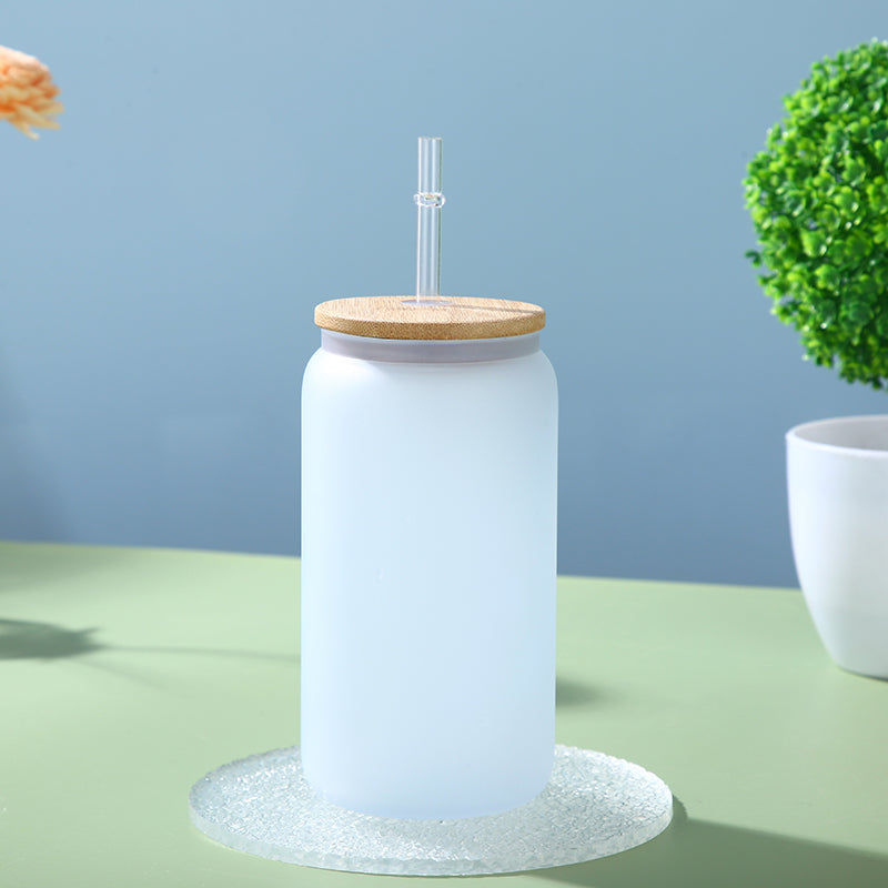 16oz Case (32Units) Gradient Glass Can Tumbler