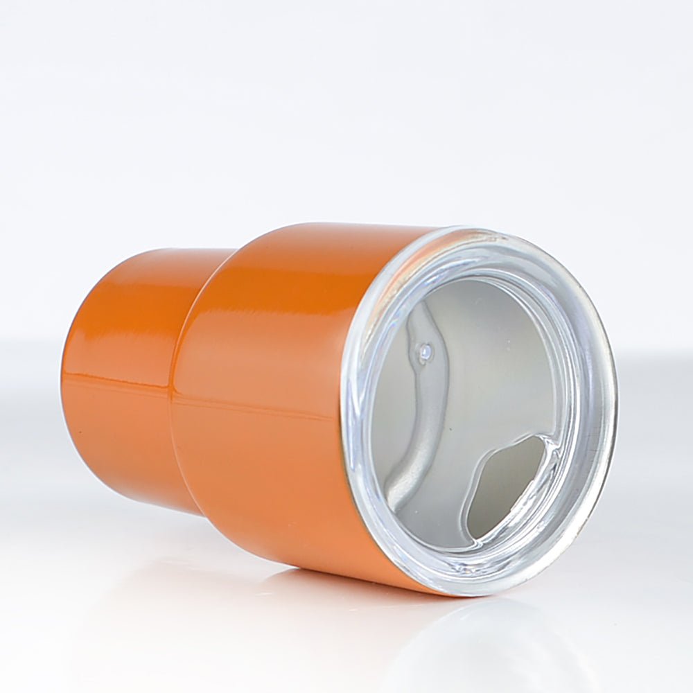 2 oz Case (18/50 Units) Sublimation Mini Car Cup Color Curved Double Wall Insulation with Straw