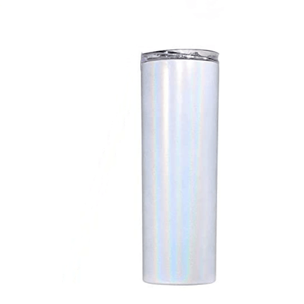 20 oz skinny tumbler Glitter sublimation tumbler