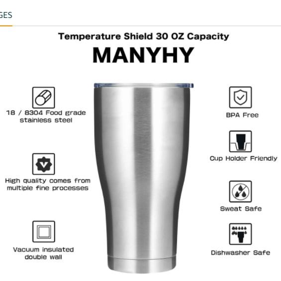 30oz Insulated Tumbler Double Wall Vacuum Powder Coated Thermal Coffee outdoor Tumbler Australia