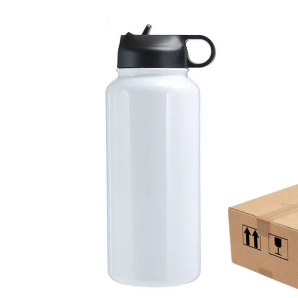 18oz CASE (1/25 UNITS) Sublimation Flask Wide Mouth Water Bottles Tumbler Falsk Wholesale