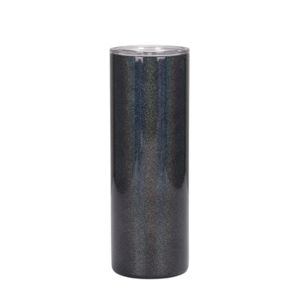 20 oz skinny tumbler Glitter sublimation tumbler