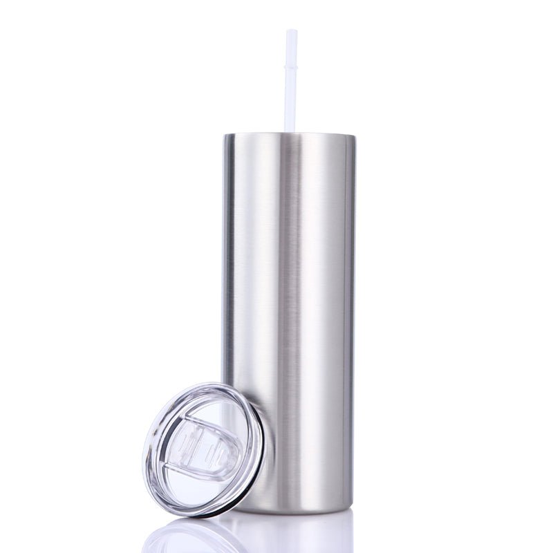 20oz (10unit) Skinny Silver Sublimation Tumblers Blanks Tumbler Cups