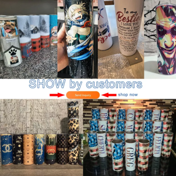 20oz CASE (10/25 UNITS) Double Wall Stainless Steel Vacuum Insulated Skinny Straight White Sublimation Tumbler in Australia