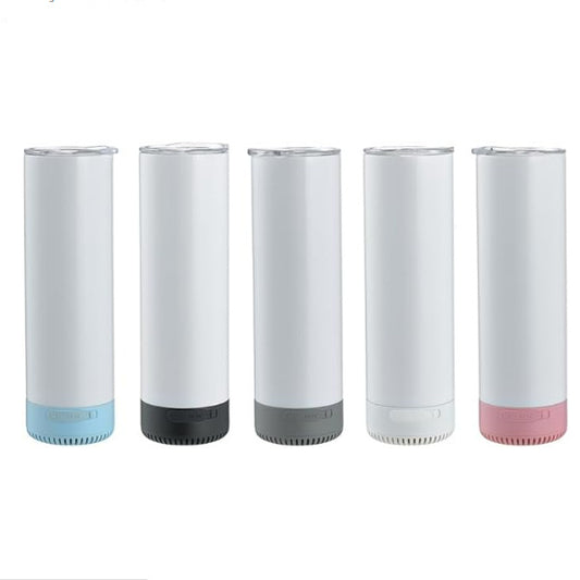 New 20oz Sublimation Bluetooth Speaker Tumbler