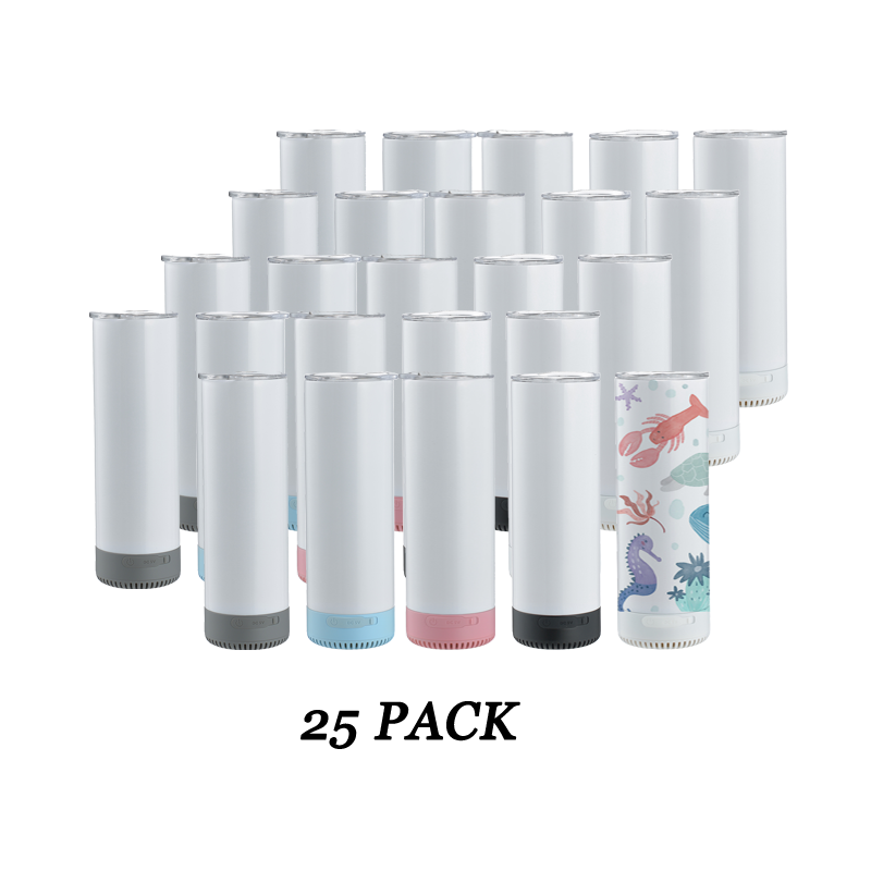 New 20oz Sublimation Bluetooth Speaker Tumbler