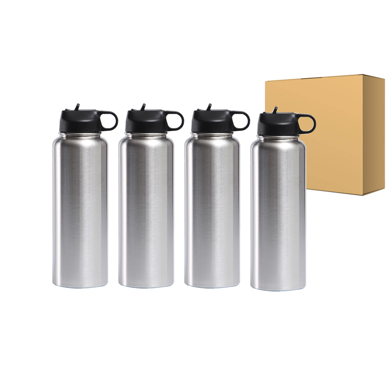 32oz (25UNIT) SublimationTumbler Flask Vacuum Insulated Flask Stainless Steel Water Bottle